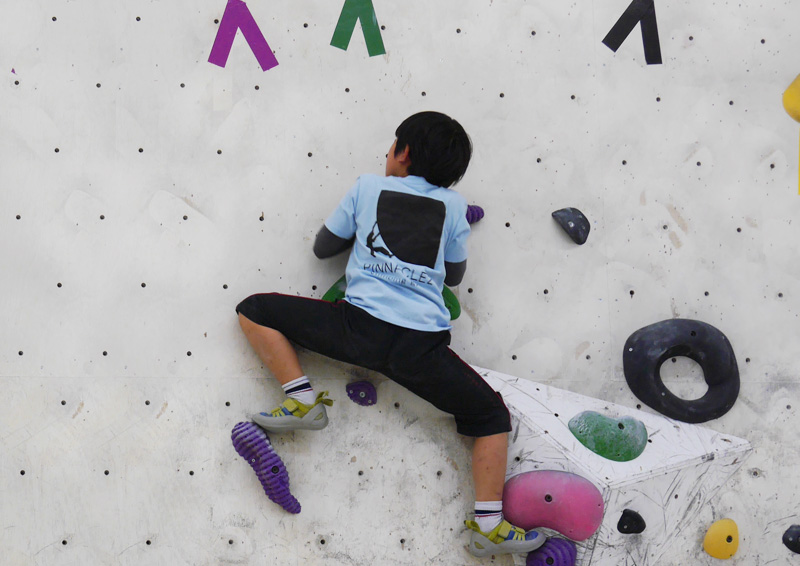 bouldering kids